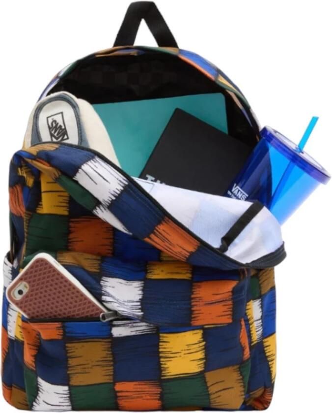 Vans Klassieke Checkerboard Rugzak Multicolor Unisex