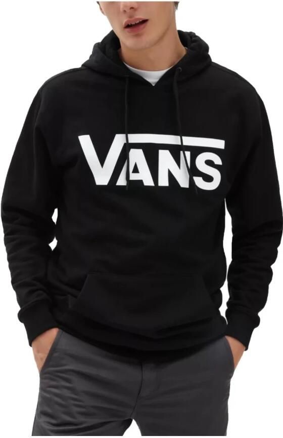 Vans Klassieke Po Hoodie II Zwart Wit Black Heren - Foto 6