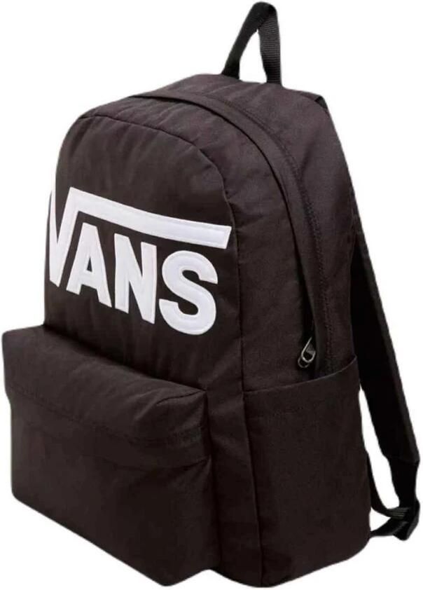 Vans Klassieke Zwarte Rugzak met Meerdere Comparti ten Black Unisex