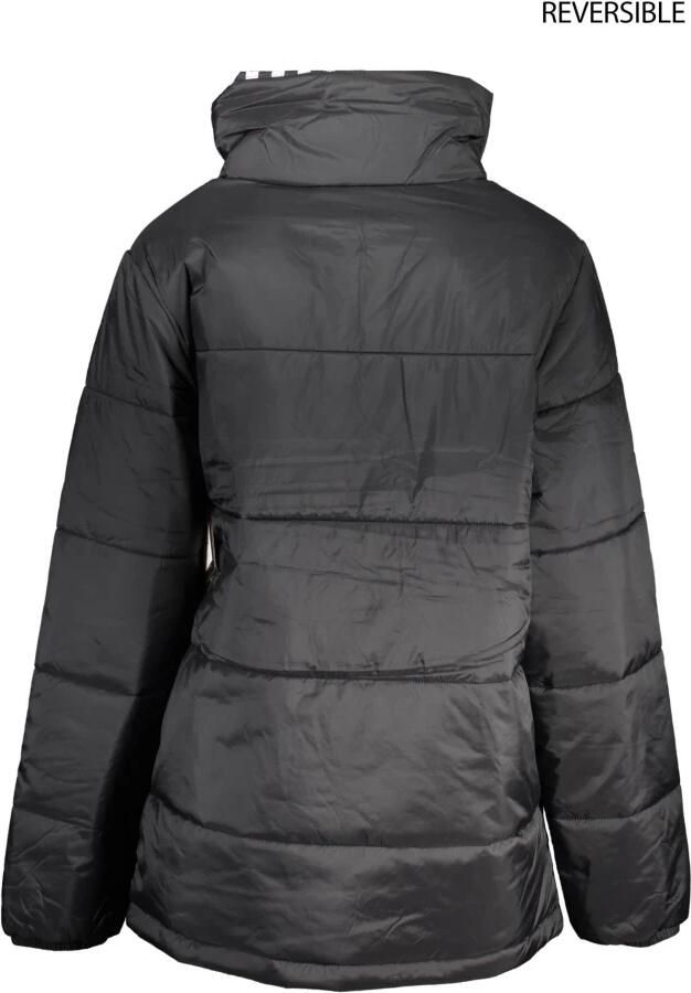 Vans Omkeerbare Waterdichte Nylonjas met Borduursel Black Dames - Foto 2