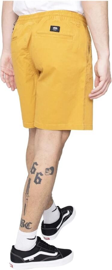 Vans MN Range Salt Wash Relaxed Elastic Shorts Orange Heren - Foto 2