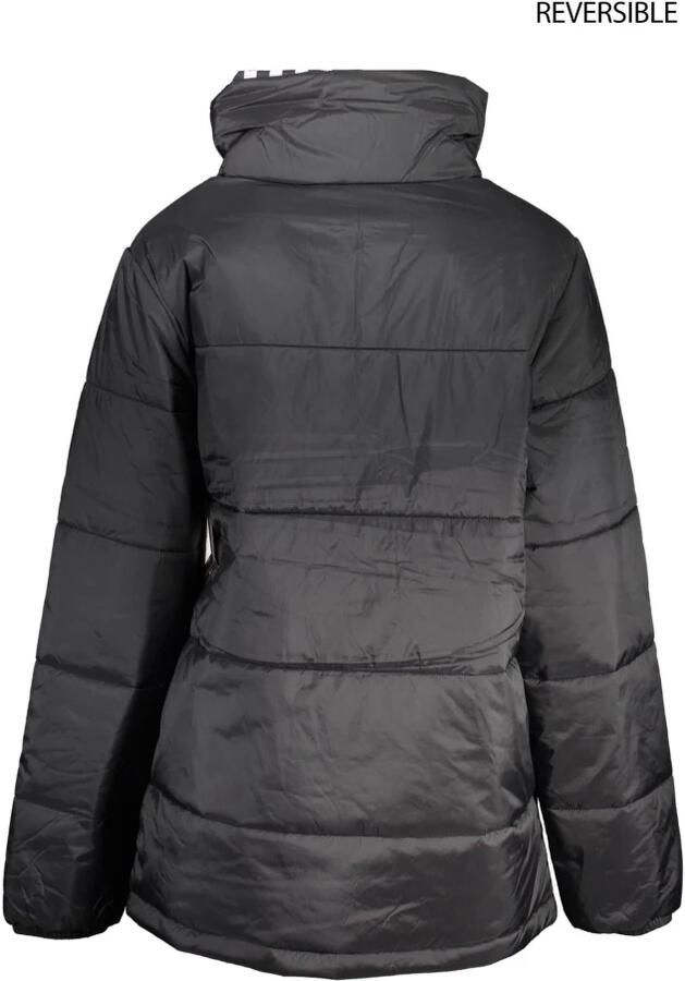 Vans Omkeerbare Waterdichte Nylonjas met Borduursel Black Dames - Foto 2