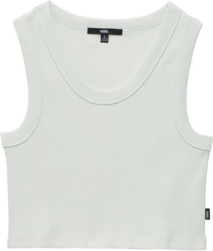 Vans Rib Tank Top Green Dames - Foto 4