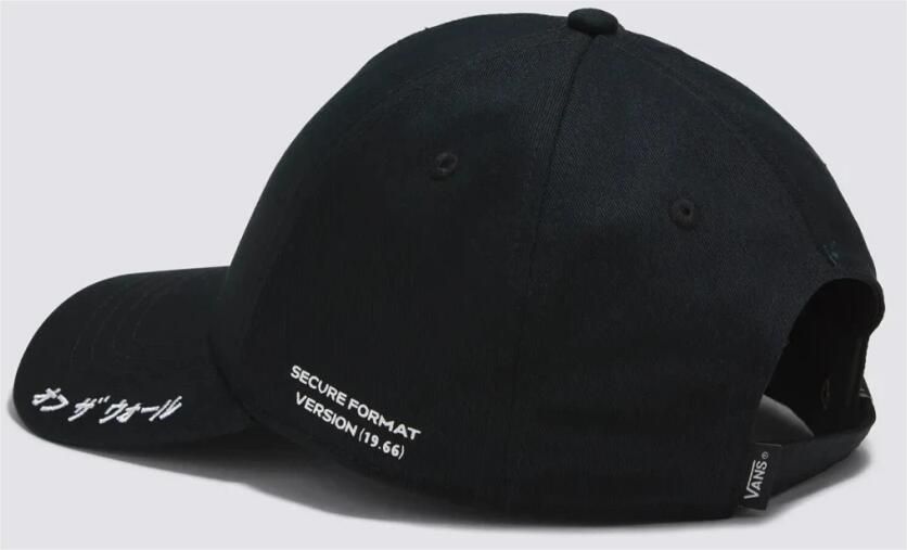 Vans Verstelbare Strapback Pet met Uniek Ontwerp Black Heren - Foto 2
