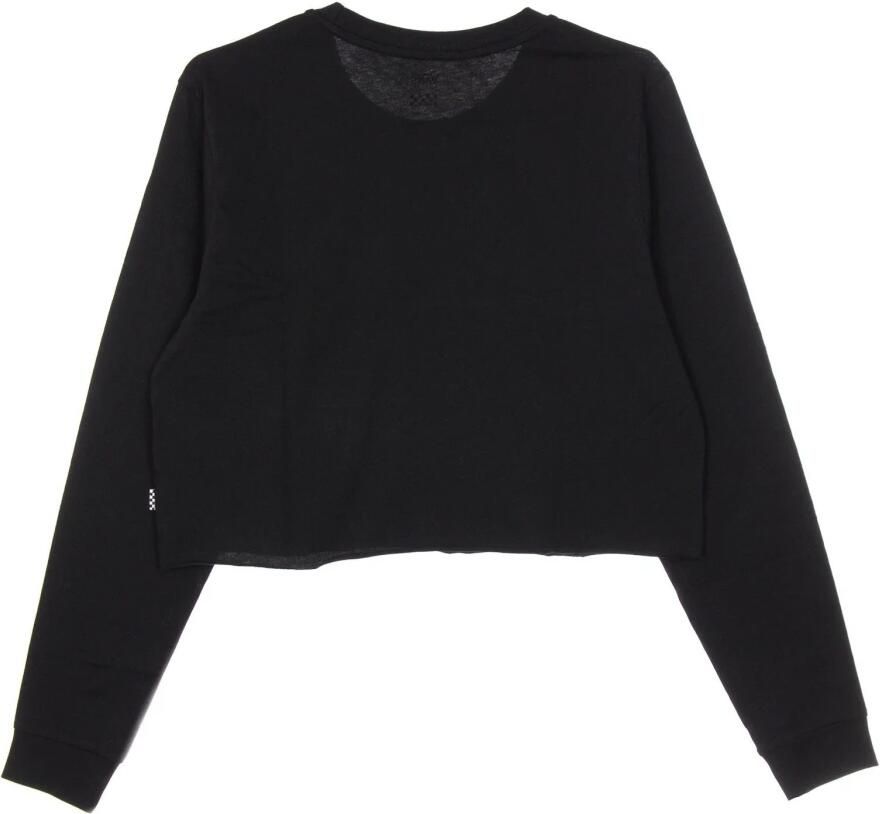 Vans Zwart Lang Mouw Crop T-shirt Black Dames - Foto 3