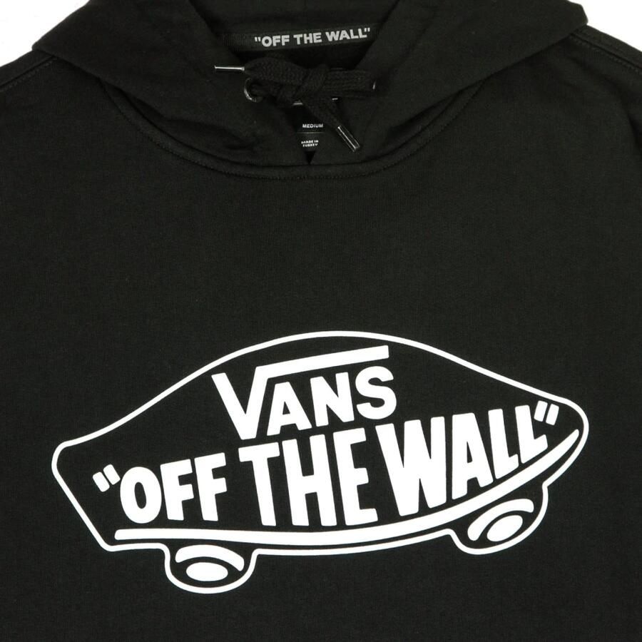 Vans Zwarte hoodie met trekkoord en logo Black Heren