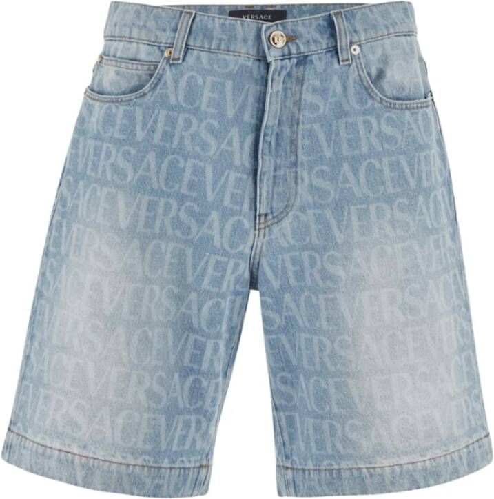 Veja Denim Shorts Blauw Heren