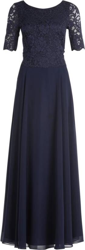 Vera Mont Maxi jurk met kant Black Dames