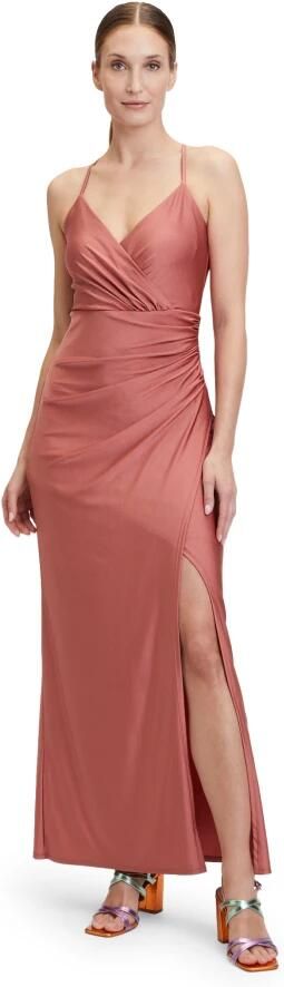 Vera Mont Aansluitende Avondjurk Brown Dames