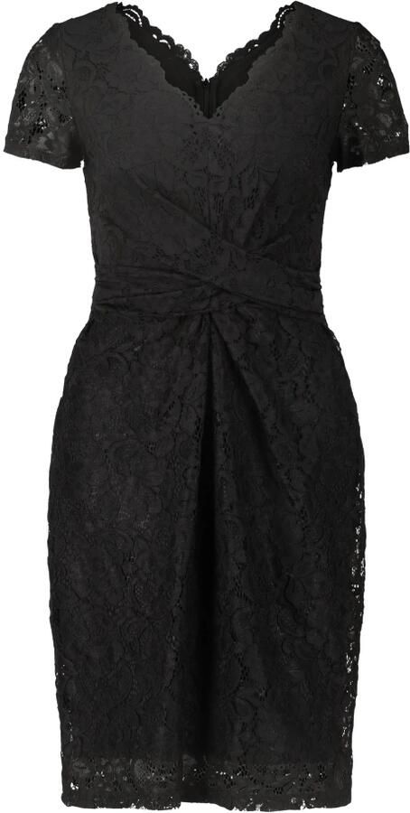 Vera Mont Bloemen Kant Bodycon Jurk Black Dames - Foto 2
