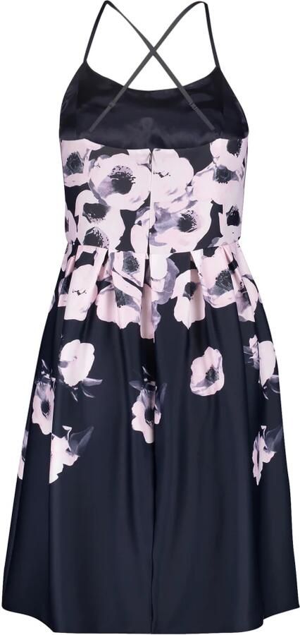 Vera Mont Bloemenprint Cocktailjurk Blue Dames