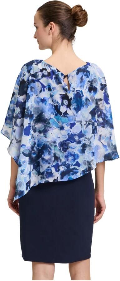 Vera Mont Knielange cocktailjurk in dubbele-laagjeslook - Foto 2