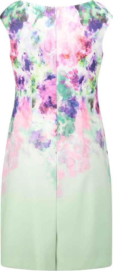 Vera Mont Bloemenprint Cocktailjurk Green Dames - Foto 2