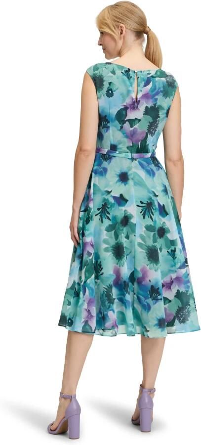 Vera Mont Bloemenprint Cocktailjurk Green Dames