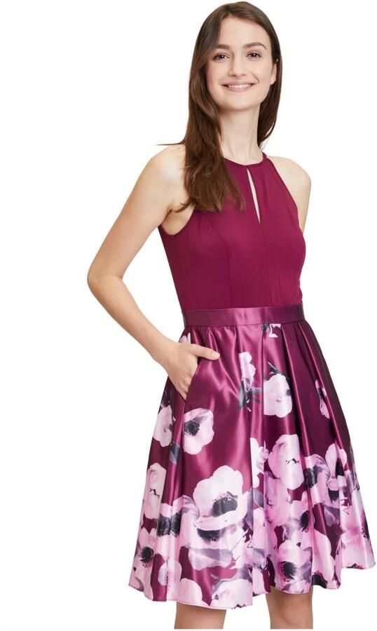 Vera Mont Bloemenprint Cocktailjurk Multicolor Dames