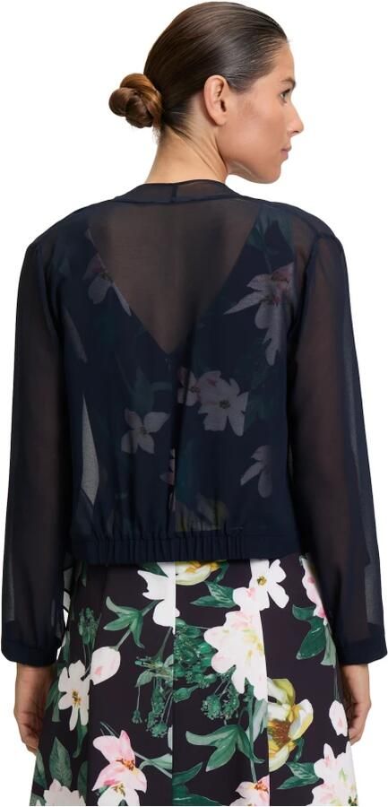 Vera Mont Chiffon Blouse Jas Blue Dames