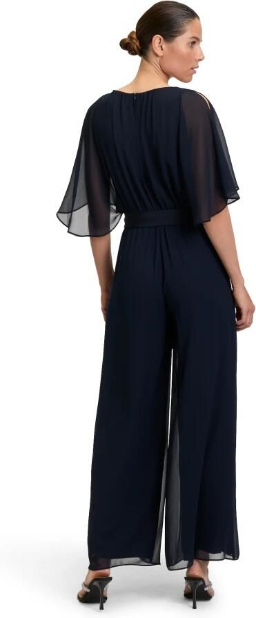 Vera Mont Jumpsuit van vloeiende stof met Strikceintuur - Foto 4