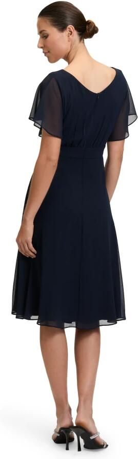 Vera Mont Cocktailjurk met korte mouwen Blue Dames - Foto 3