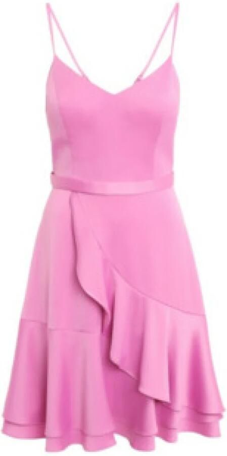 Vera Mont Cocktailjurk met Ruchedetail Pink Dames