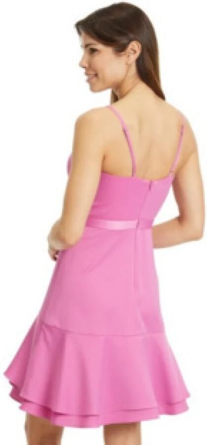 Vera Mont Cocktailjurk met Ruchedetail Pink Dames - Foto 4