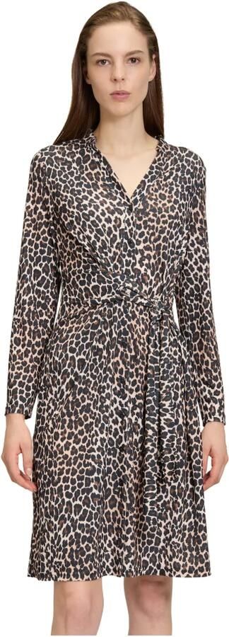 ROBE LÉGÈRE Knielange overhemdjurk met strikceintuur - Foto 2