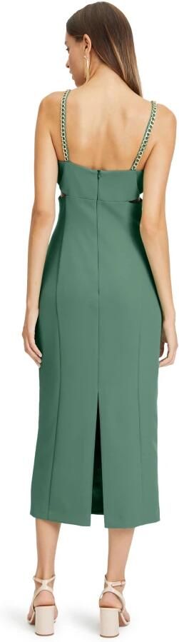 Vera Mont Elegant Cocktailjurk met Cut-Outs Green Dames - Foto 2
