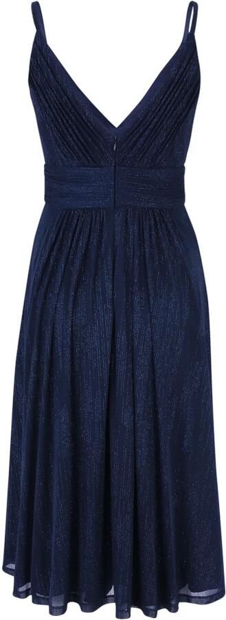 V.M. Knielange cocktailjurk met spaghettibandjes - Foto 3