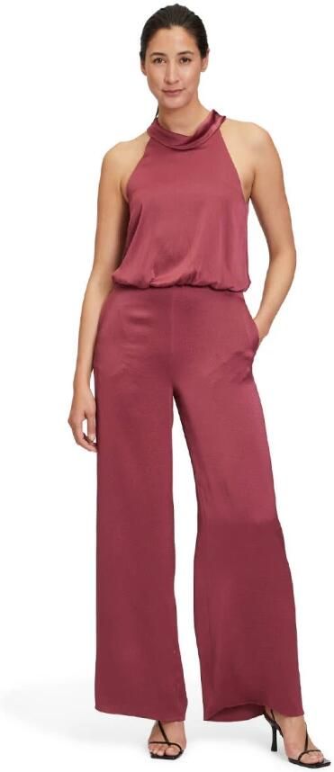 Vera Mont Elegant Overall Jumpsuit Red Dames