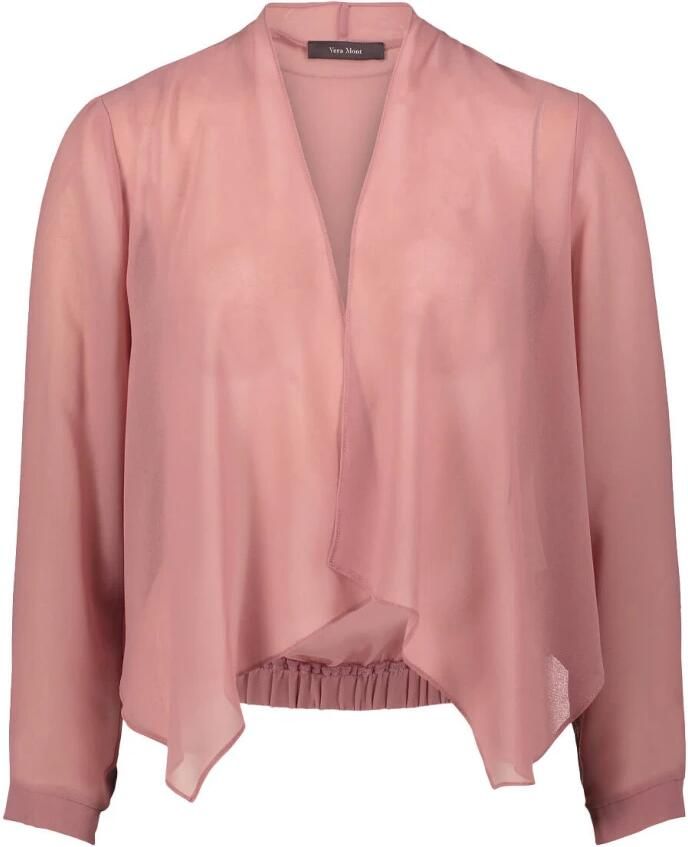 Vera Mont Elegante Blazer Jas Pink Dames