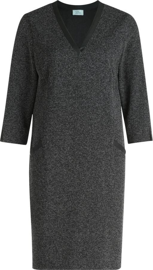 Vera Mont Elegante Businessjurk met V-hals Black Dames