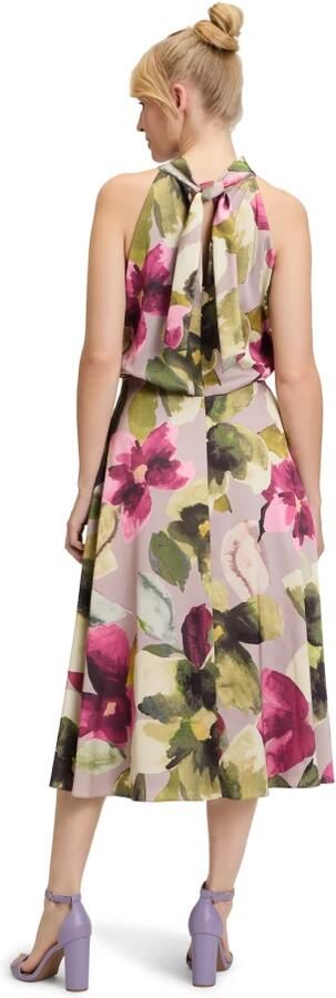 Vera Mont Elegante Cocktailjurk met Opstaande Kraag Multicolor Dames - Foto 3