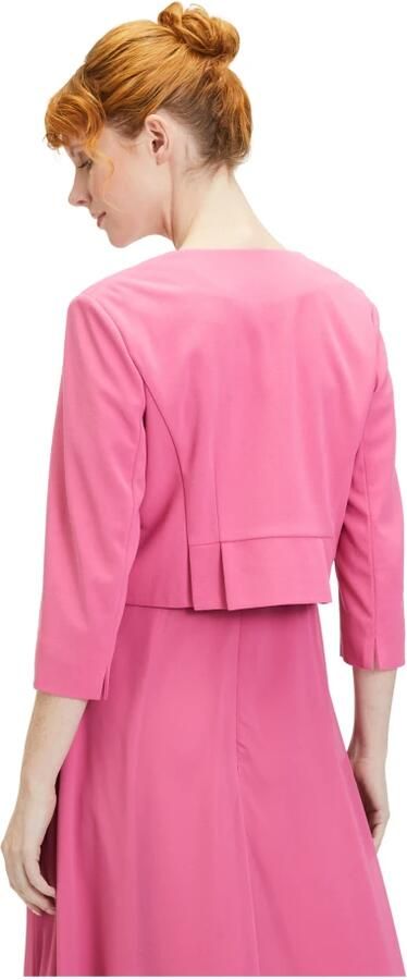 Vera Mont Kort cocktailjasje met opengewerkte voorkant