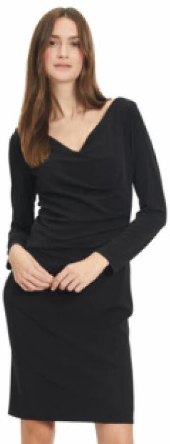 Vera Mont Knielange cocktailjurk met draperingen - Foto 3