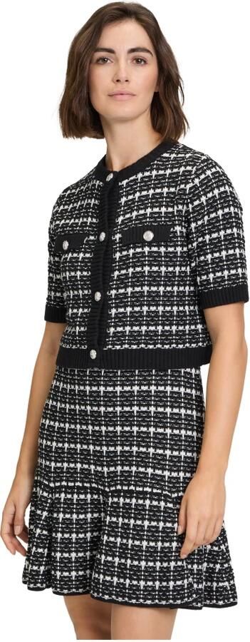 ROBE LÉGÈRE Knielange gebreide jurk in 2-in-1-look - Foto 2