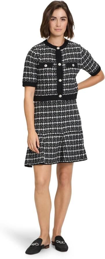 ROBE LÉGÈRE Knielange gebreide jurk in 2-in-1-look