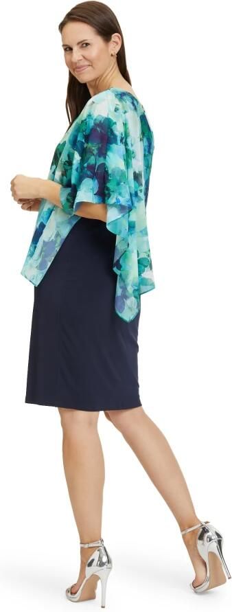 Vera Mont Gedessineerde Cocktailjurk Multicolor Dames - Foto 3