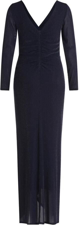 Vera Mont Glamoureus Gerimpelde Avondjurk Blue Dames - Foto 3