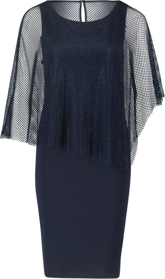 Vera Mont Knielange cocktailjurk met pailletten - Foto 5