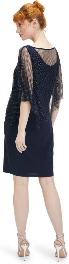 Vera Mont Knielange cocktailjurk met pailletten - Foto 4