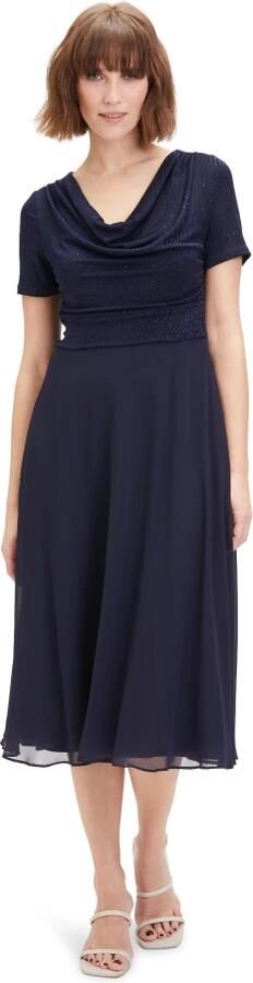 Vera Mont Glitter Cocktailjurk Blue Dames - Foto 2