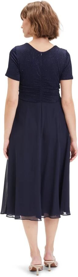 Vera Mont Glitter Cocktailjurk Blue Dames