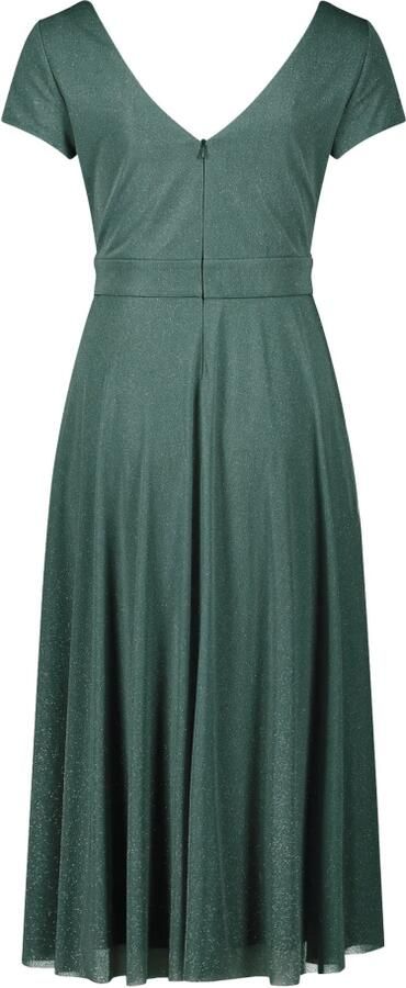 Vera Mont Knielange cocktailjurk in wikkellook - Foto 3