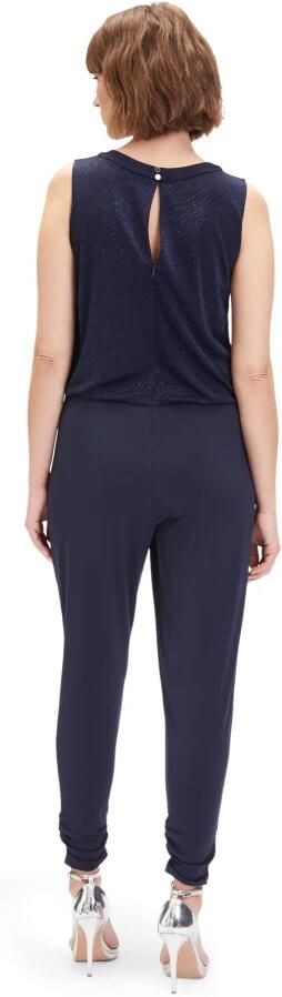Vera Mont Glitter Mouwloze Jumpsuit Blue Dames - Foto 2