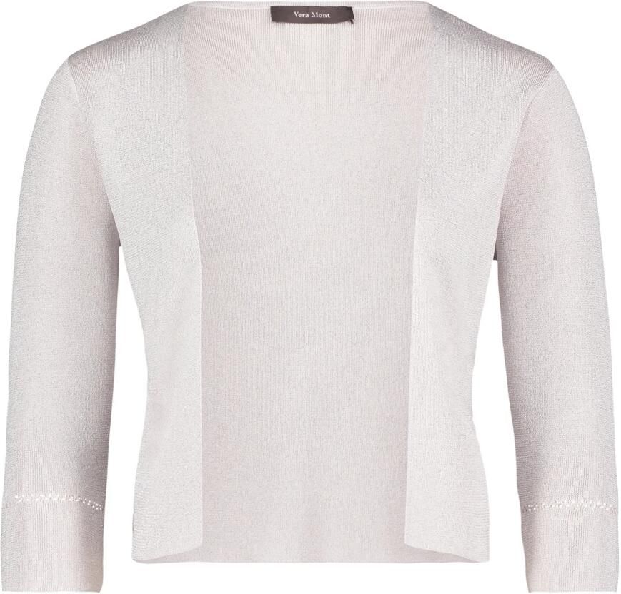 Vera Mont Glitterende Gebreide Bolero Gray Dames - Foto 5