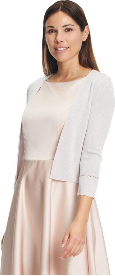 Vera Mont Glitterende Gebreide Bolero Gray Dames - Foto 3