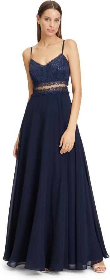 Vera Mont Paillettenversierde A-lijn Cocktailjurk Brown Dames - Foto 2