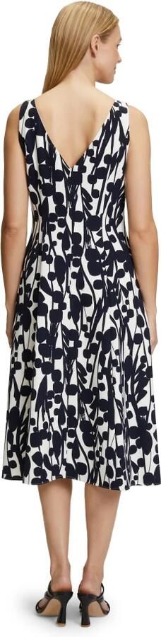 Vera Mont Grafische Print Cocktailjurk Multicolor Dames - Foto 4