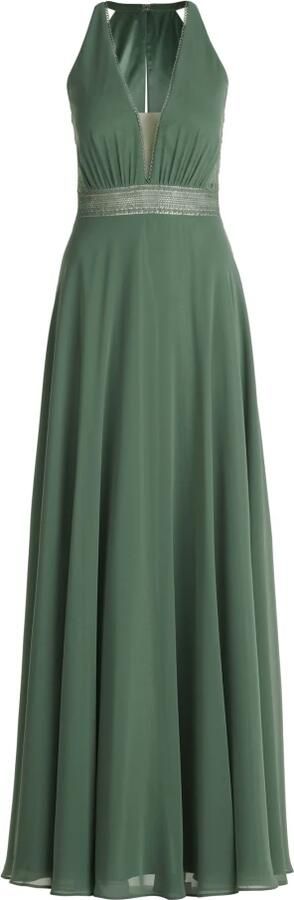 Vera Mont Kanten Avondjurk Green Dames