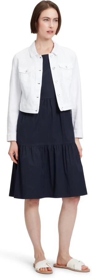 ROBE LÉGÈRE Jeansjack met paspelzakken op de borst - Foto 4