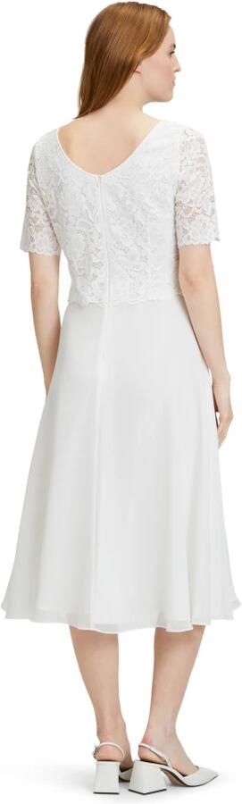 Vera Mont Cocktailjurk van gebloemd kant en chiffon - Foto 4